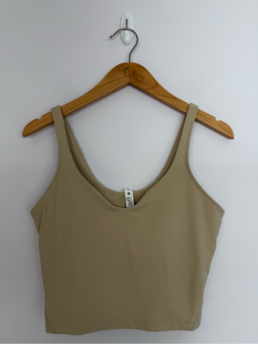 98: Lululemon Align Tank Cafe Au Lait Size 10 Beige